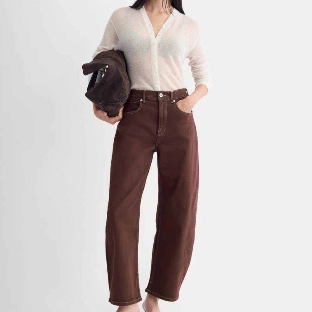 Everlane The Way High Curve Jean in Bitter Chocolate 25R